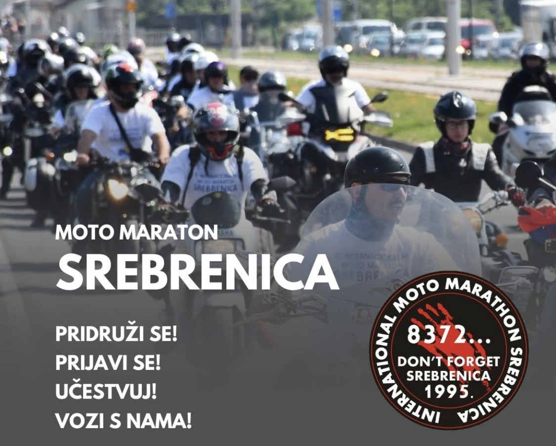 14. Moto maraton Srebrenica “ Da se ne zaboravi i ne ponovi”- rekordan broj učesnika